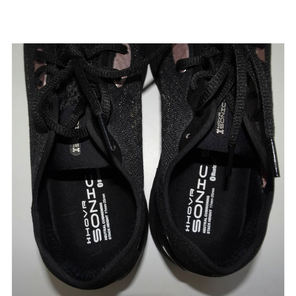 Under Armour Women's HOVR Sonic 5, Size 9, Black/Rosegold - Picture 8 of 13